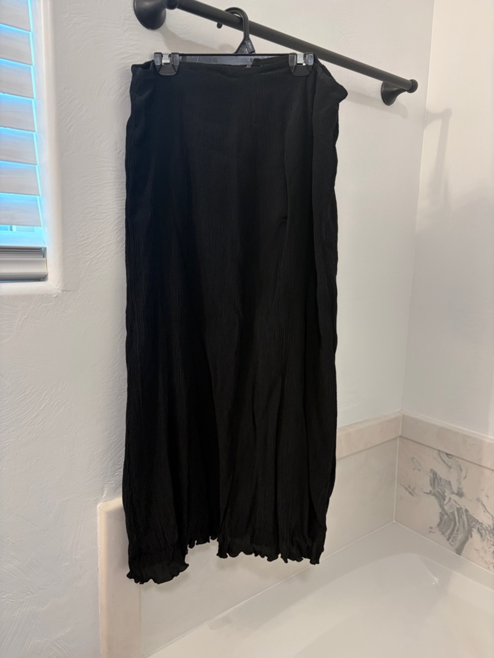 Vintage Chicos 100% silk maxi skirt